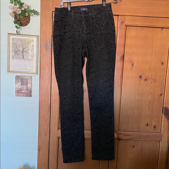 NYDJ Black Straight Leg Jeans - Picture 1 of 8